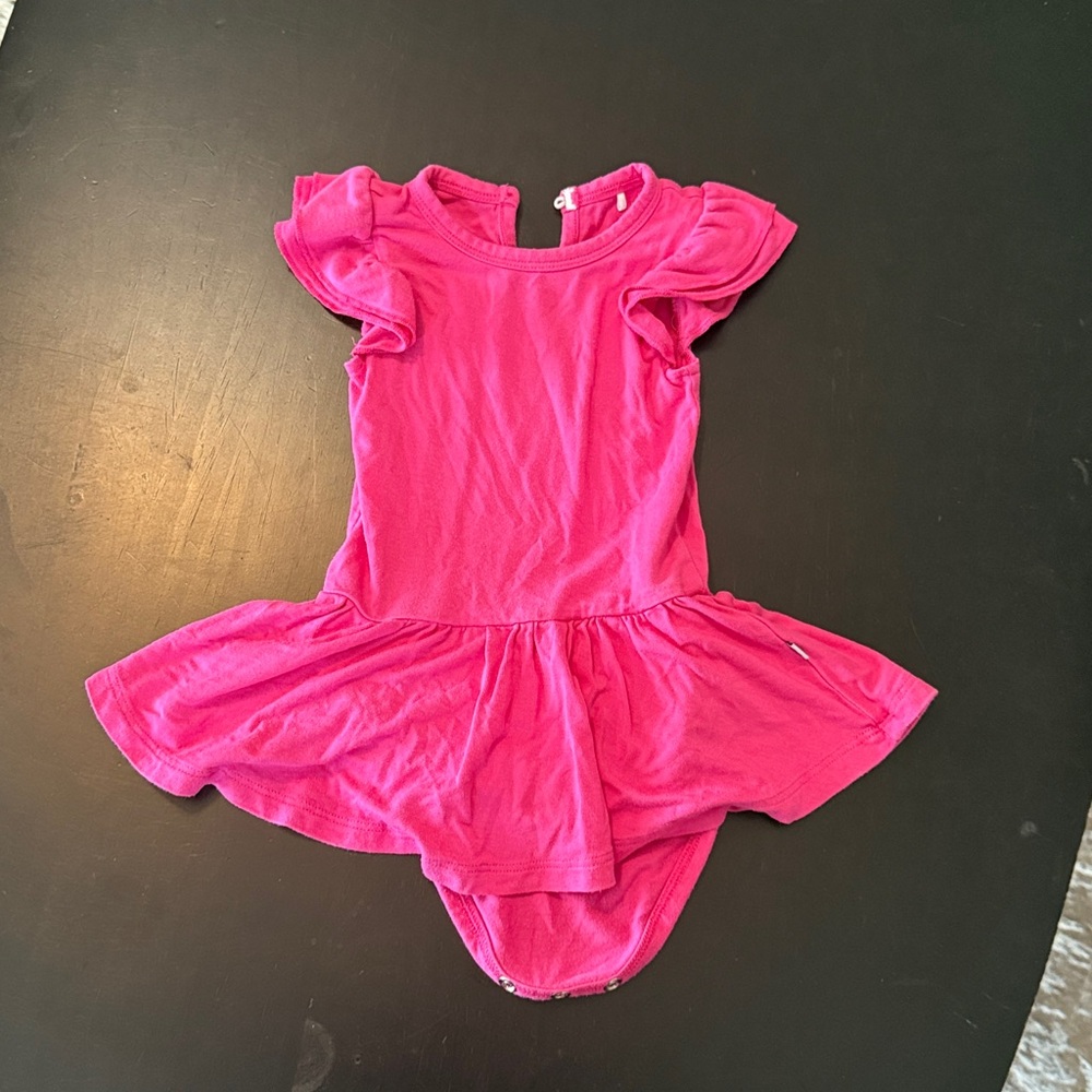 Pink Ruffled Kids Dress